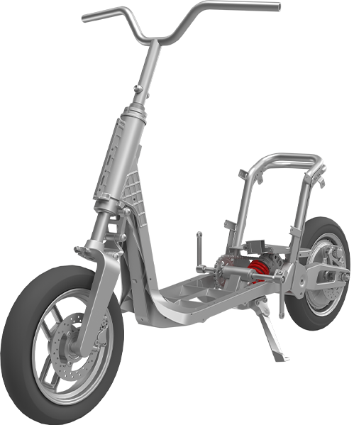 INTEGRATED ALUMINIUM ALLOY FRAME