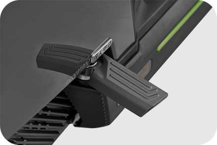 Rear passenger foot pegs
