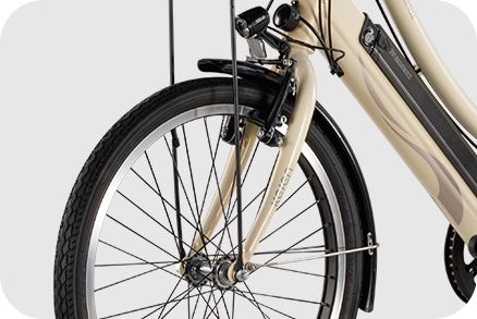 Carbon steel front fork