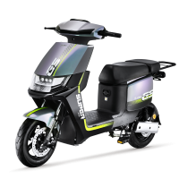 Battery long range electric moped motorcycle for urban commuting