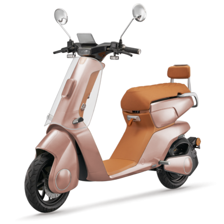 Electric scooter motorcycle with 7 colors light shield