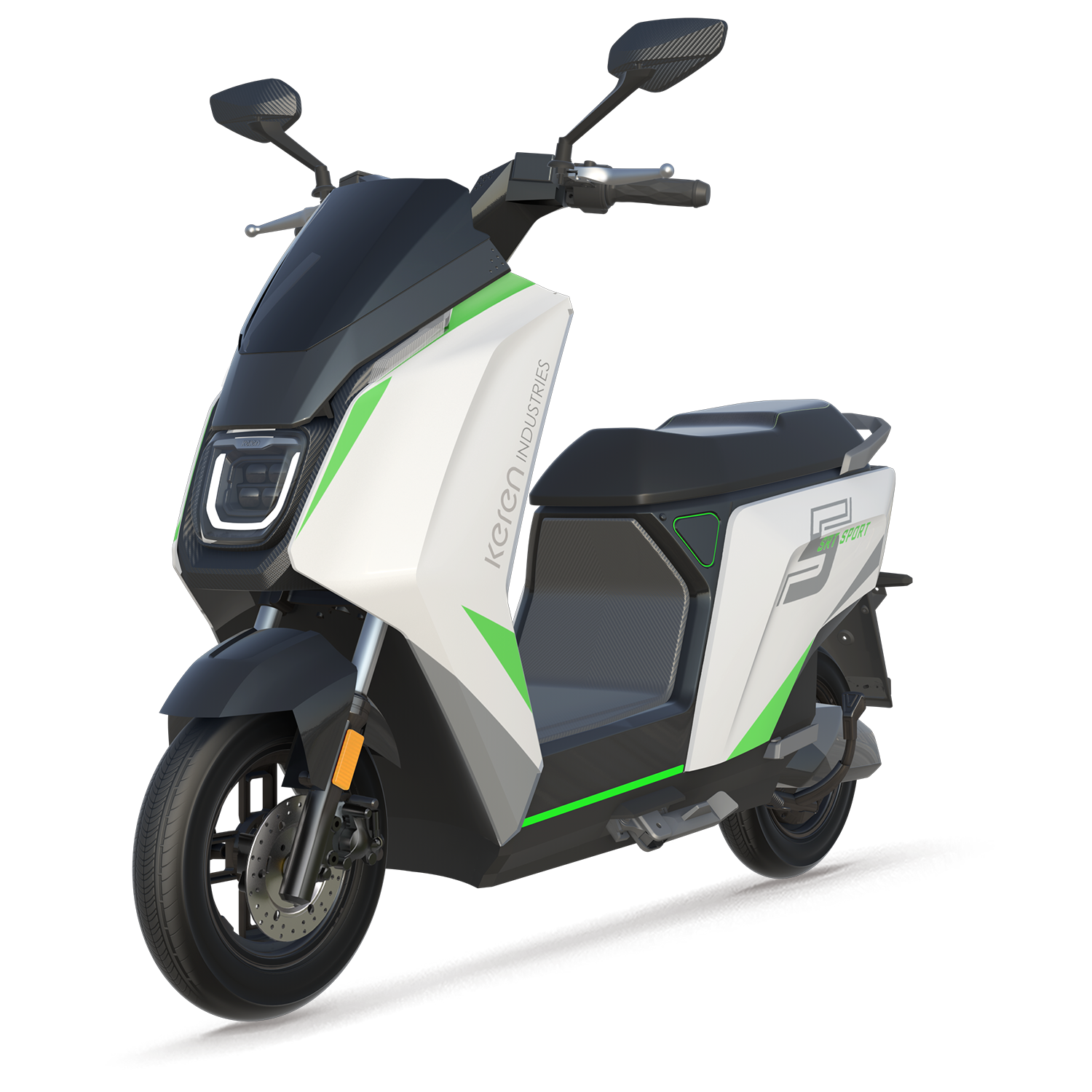 Personalized decal 1500w 72v e-motorcycle