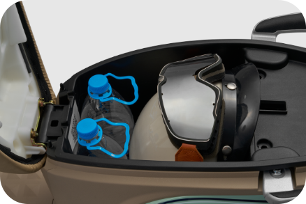 Large capacity seat barrel